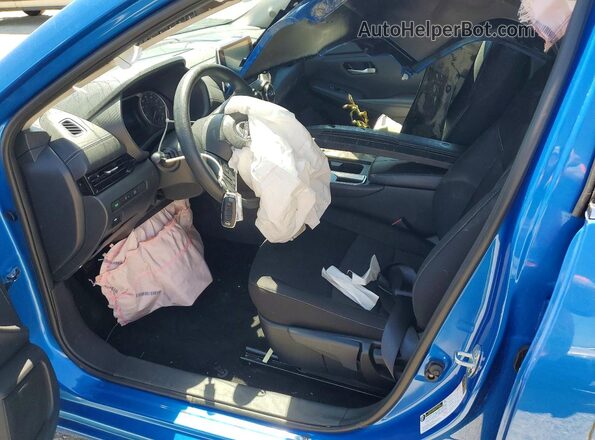 3N1AB8CV4SY381609 2025 NISSAN SENTRA Синий Вид салона спереди