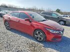 2021 Nissan Sentra Sv Red vin: 3N1AB8CV5MY215425