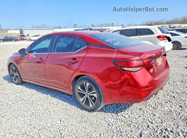 3N1AB8CV5MY215425 2021 NISSAN SENTRA Red Tył lewy