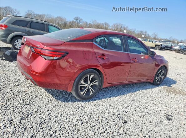3N1AB8CV5MY215425 2021 NISSAN SENTRA Red Tył prawy