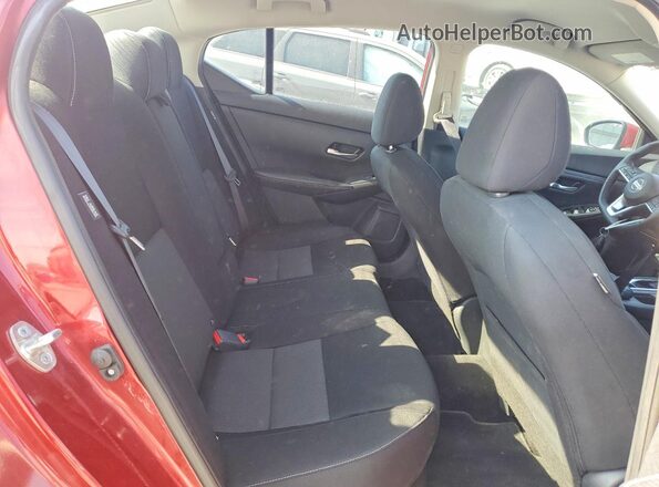 3N1AB8CV5MY215425 2021 NISSAN SENTRA Red Widok tylnych siedzeń