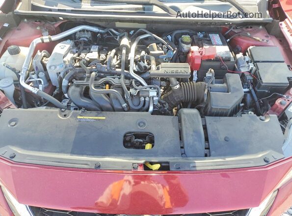 3N1AB8CV5MY215425 2021 NISSAN SENTRA Red Widok wnętrza z tyłu