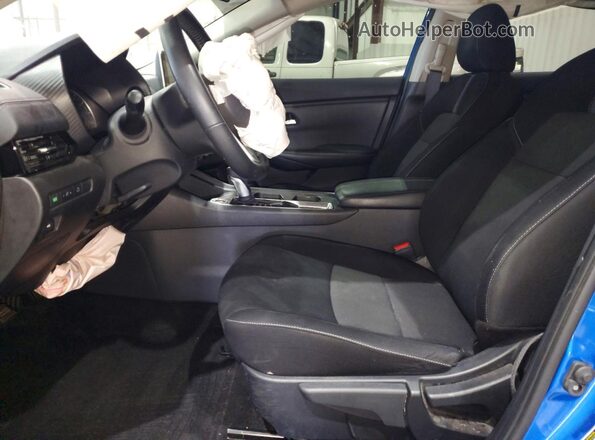 3N1AB8CV5MY312639 2021 NISSAN SENTRA Синий Вид салона спереди