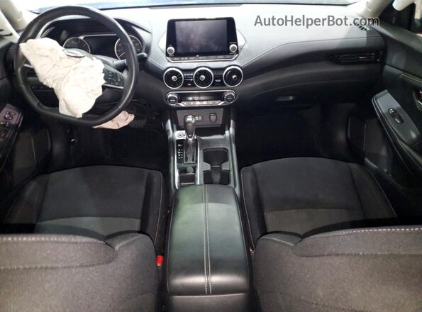 3N1AB8CV5MY312639 2021 NISSAN SENTRA Синий Вид панели приборов