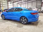 2021 Nissan Sentra Синий vin: 3N1AB8CV5MY312639