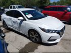 2022 Nissan Sentra Sv Xtronic Cvt White vin: 3N1AB8CV5NY298680