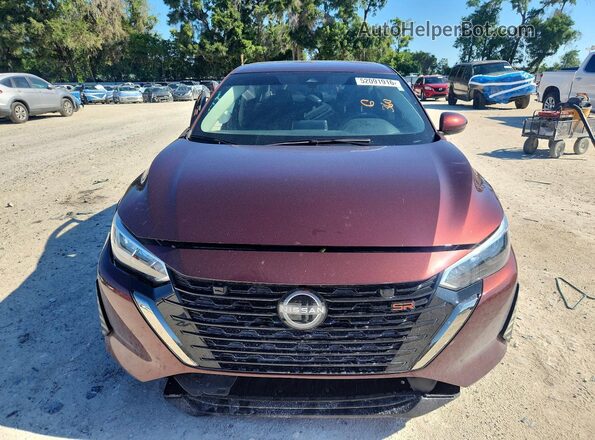 3N1AB8CV5RY352288 2024 NISSAN SENTRA Burgundy Դիմացի տեսք