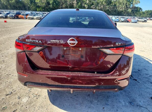 3N1AB8CV5RY352288 2024 NISSAN SENTRA Burgundy Հետևի տեսք