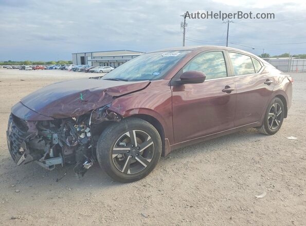 3N1AB8CV5RY367017 2024 NISSAN SENTRA Maroon Front left