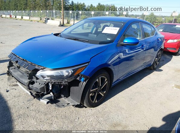 3N1AB8CV5SY235445 2025 NISSAN SENTRA Blue Przód lewy
