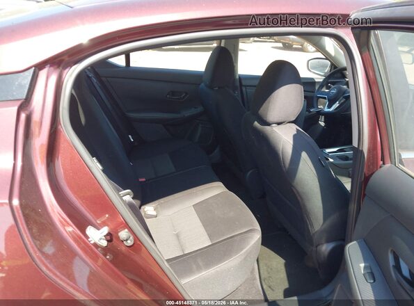 3N1AB8CV5SY281602 2025 NISSAN SENTRA Burgundy Widok naklejki z numerem VIN