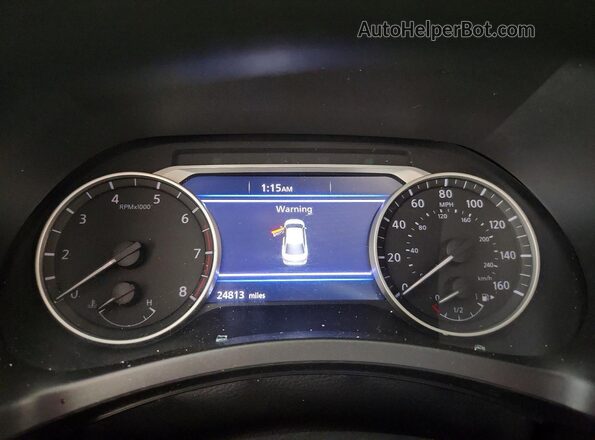 3N1AB8CV5SY300701 2025 NISSAN SENTRA Синий Вид щитка приборов