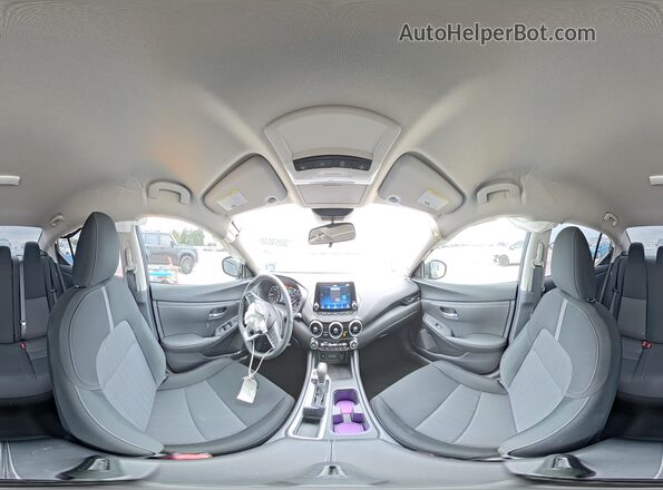 3N1AB8CV5SY342186 2025 NISSAN SENTRA Gray Widok wnętrza 360 stopni