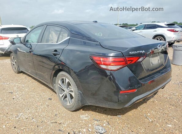 3N1AB8CV6MY257540 2021 NISSAN SENTRA Black Задня ліва чверть