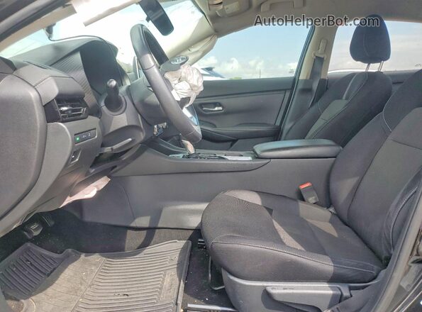 3N1AB8CV6MY257540 2021 NISSAN SENTRA Black Вид салону спереду