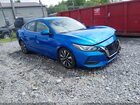 2022 Nissan Sentra Sv Xtronic Cvt Blue vin: 3N1AB8CV6NY312764
