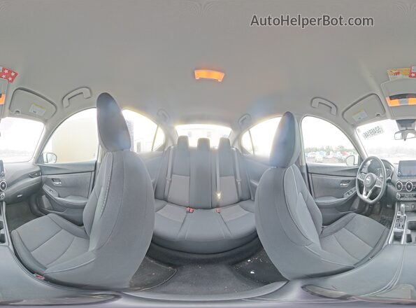3N1AB8CV6PY264279 2023 NISSAN SENTRA White სალონის 360-გრადუსიანი ხედი