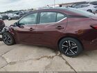 2025 Nissan Sentra Sv Maroon vin: 3N1AB8CV6SY266364