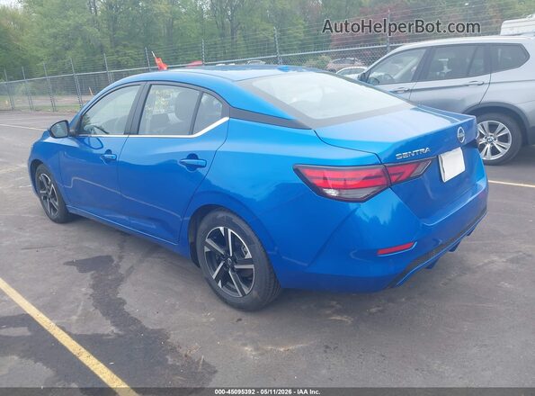 3N1AB8CV6SY292818 2025 NISSAN SENTRA Синий Задняя левая четверть