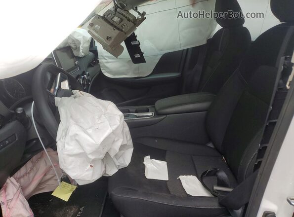3N1AB8CV6SY394636 2025 NISSAN SENTRA White Widok wnętrza z przodu