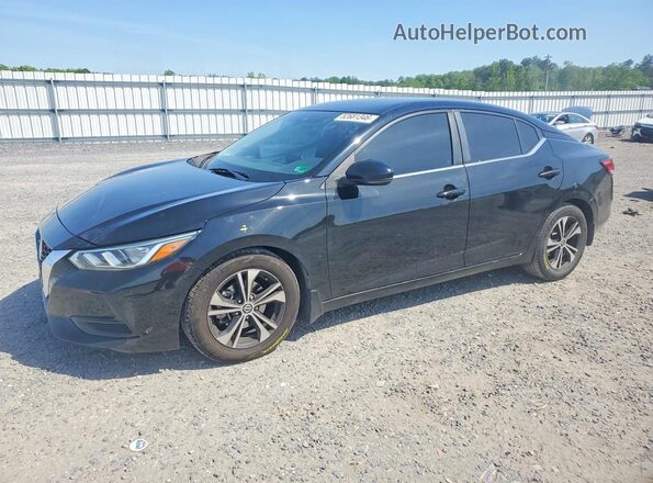 3N1AB8CV7LY217224 2020 NISSAN SENTRA Black Przód lewy