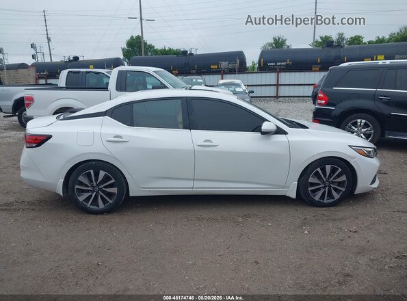 3N1AB8CV7LY225680 2020 NISSAN SENTRA Белый Вид задней части салона