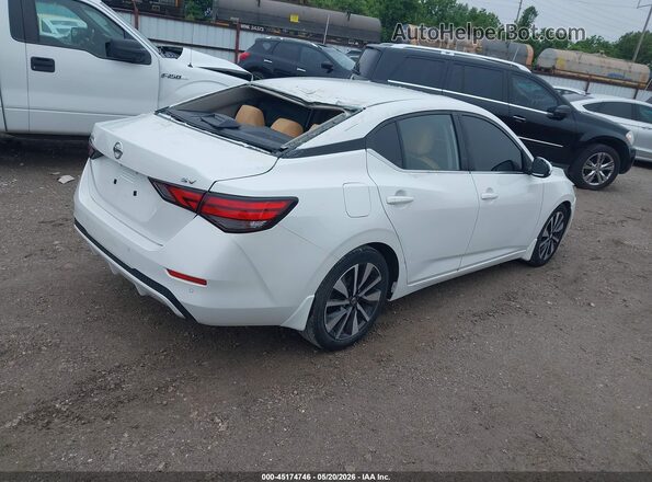3N1AB8CV7LY225680 2020 NISSAN SENTRA Белый Задняя правая четверть