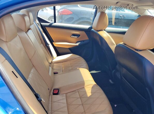 3N1AB8CV7LY302239 2020 NISSAN SENTRA Blue Rear seats view