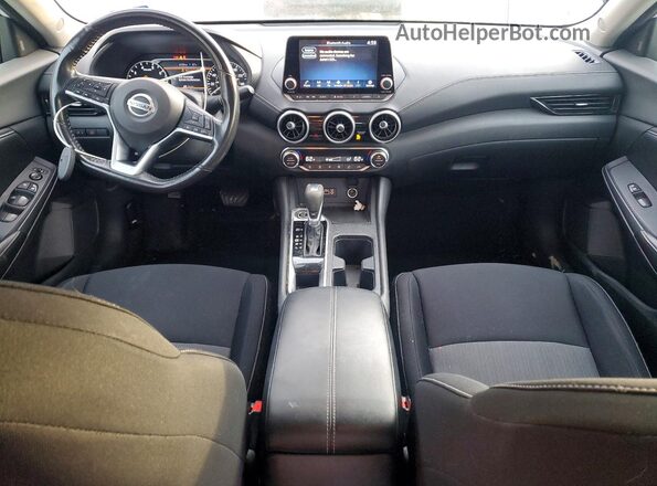 3N1AB8CV7MY310942 2021 NISSAN SENTRA White Widok deski rozdzielczej