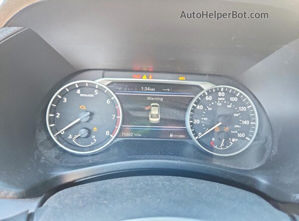 3N1AB8CV7PY223708 2023 NISSAN SENTRA White Вид щитка приладів