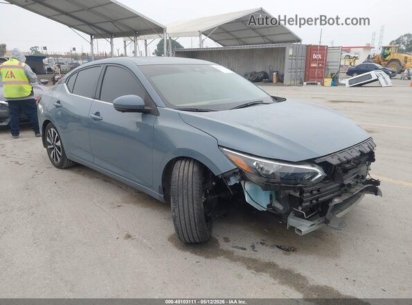 3N1AB8CV7RY273608 2024 NISSAN SENTRA Серый Передняя правая четверть