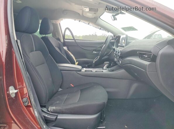 3N1AB8CV7SY203466 2025 NISSAN SENTRA Бордовый Вид салона спереди