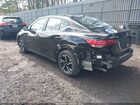2025 Nissan Sentra Sv Черный vin: 3N1AB8CV7SY330556