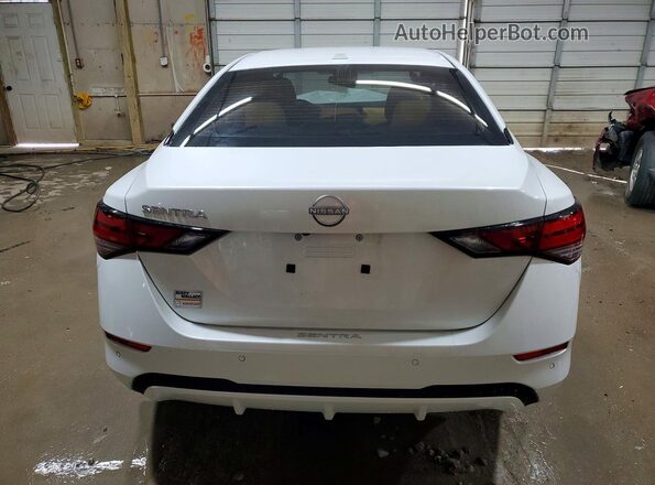3N1AB8CV7SY419852 2025 NISSAN SENTRA White Widok z tyłu