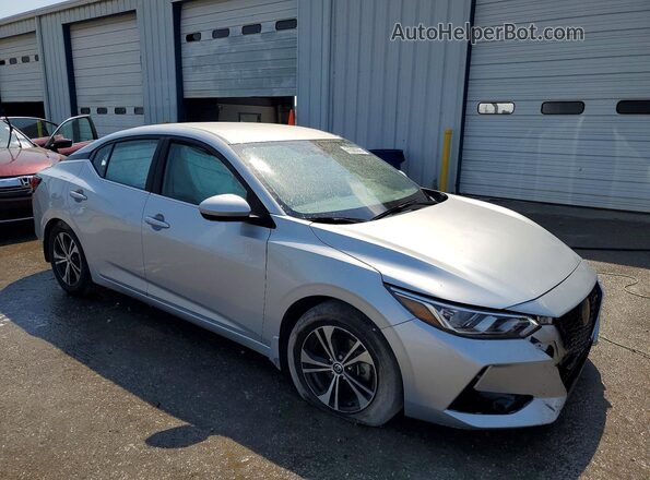 3N1AB8CV8PY318732 2023 NISSAN SENTRA Silver Przód prawy