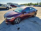 2021 Nissan Sentra Sv Maroon vin: 3N1AB8CV9MY213211