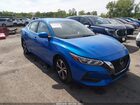 2021 Nissan Sentra Sv Xtronic Cvt Синий vin: 3N1AB8CVXMY217042