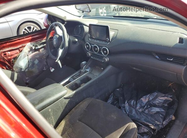 3N1AB8CVXMY226582 2021 NISSAN SENTRA Maroon Vista del salpicadero