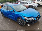 2021 Nissan Sentra Sv Xtronic Cvt Blue vin: 3N1AB8CVXMY233838