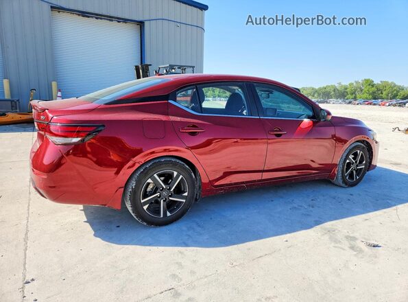 3N1AB8CVXRY296316 2024 NISSAN SENTRA Red უკანა მარჯვენა