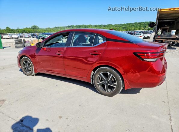3N1AB8CVXRY296316 2024 NISSAN SENTRA Red უკანა მარცხენა