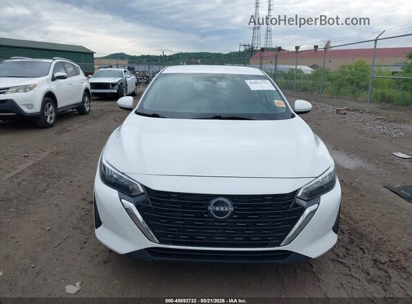 3N1AB8CVXSY209133 2025 NISSAN SENTRA White ხელსაწყოთა პანელის ხედი