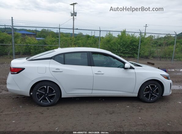 3N1AB8CVXSY209133 2025 NISSAN SENTRA White უკანა სალონის ხედი