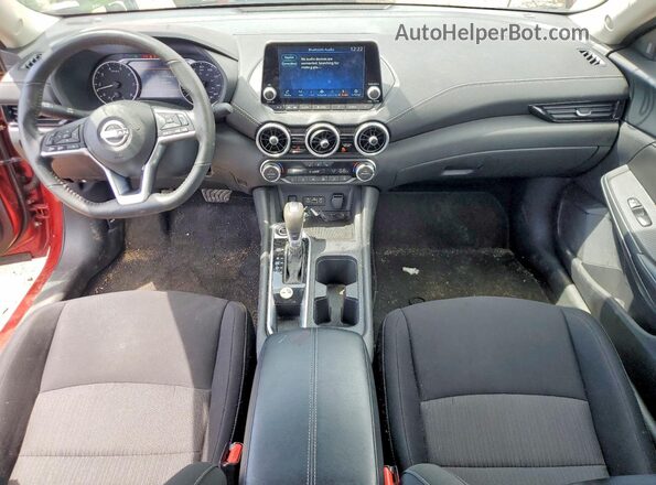 3N1AB8CVXSY287833 2025 NISSAN SENTRA Red Widok deski rozdzielczej
