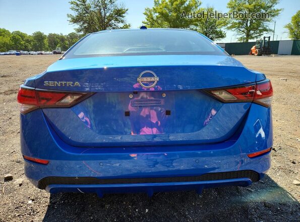 3N1AB8CVXSY291798 2025 NISSAN SENTRA Blue Вид ззаду