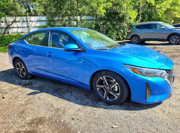 3N1AB8CVXSY291798 2025 NISSAN SENTRA Blue Передня права чверть