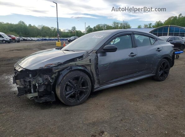 3N1AB8DV0MY301269 2021 NISSAN SENTRA Серый Передняя левая четверть