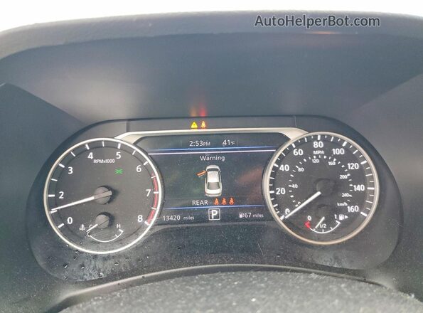 3N1AB8DV0RY376125 2024 NISSAN SENTRA Blue Vista del cuadro de instrumentos