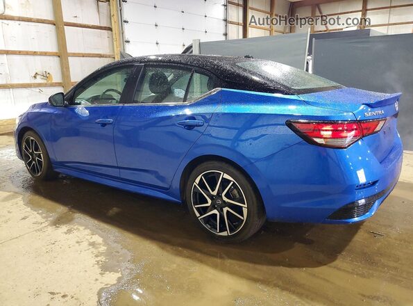 3N1AB8DV0RY376125 2024 NISSAN SENTRA Blue Trasero izquierdo