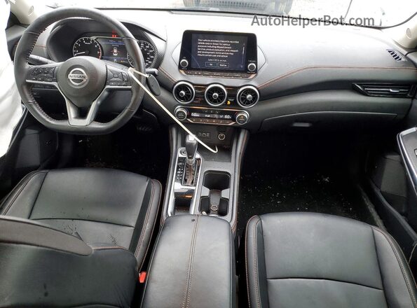 3N1AB8DV1MY226551 2021 NISSAN SENTRA Белый Вид панели приборов